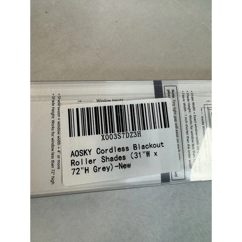 AOSKY cordless roller blind Blackout 31